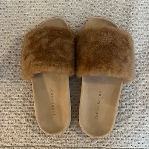 Jenni Kayne Shearling Slide Sandals
